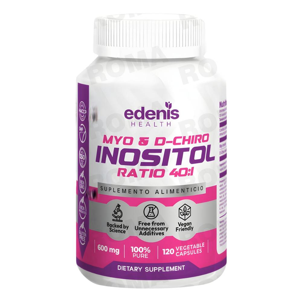 MYO & D-CHIRO INOSITOL 120 CÁPSULAS EDENIS HEALTH