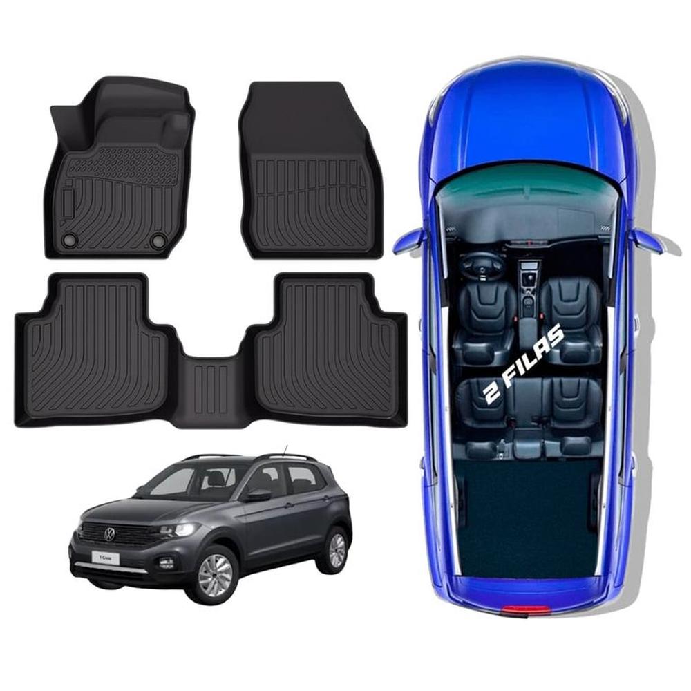 PROTECTOR CUBRE PISO 5D VOLKSWAGEN T-CROSS 2020-2023 PROTECTOR CUBRE PISO 5D VOLKSWAGEN T-CROSS 2020-2023