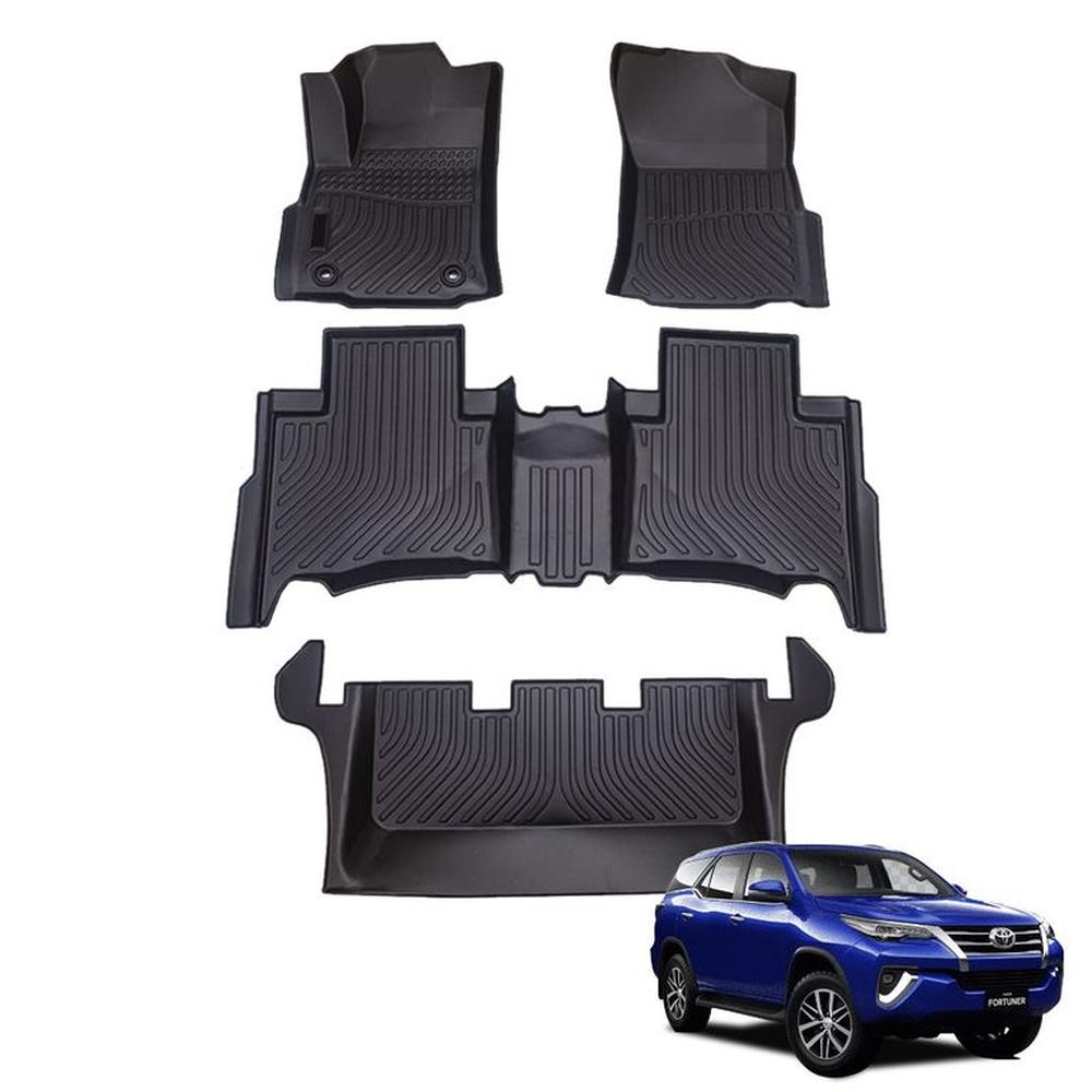 PROTECTOR PISO 5D TPE TOYOTA FORTUNER 3 FILAS 2015-2023 PROTECTOR PISO 5D TPE TOYOTA FORTUNER 3 FILAS 2015-2023