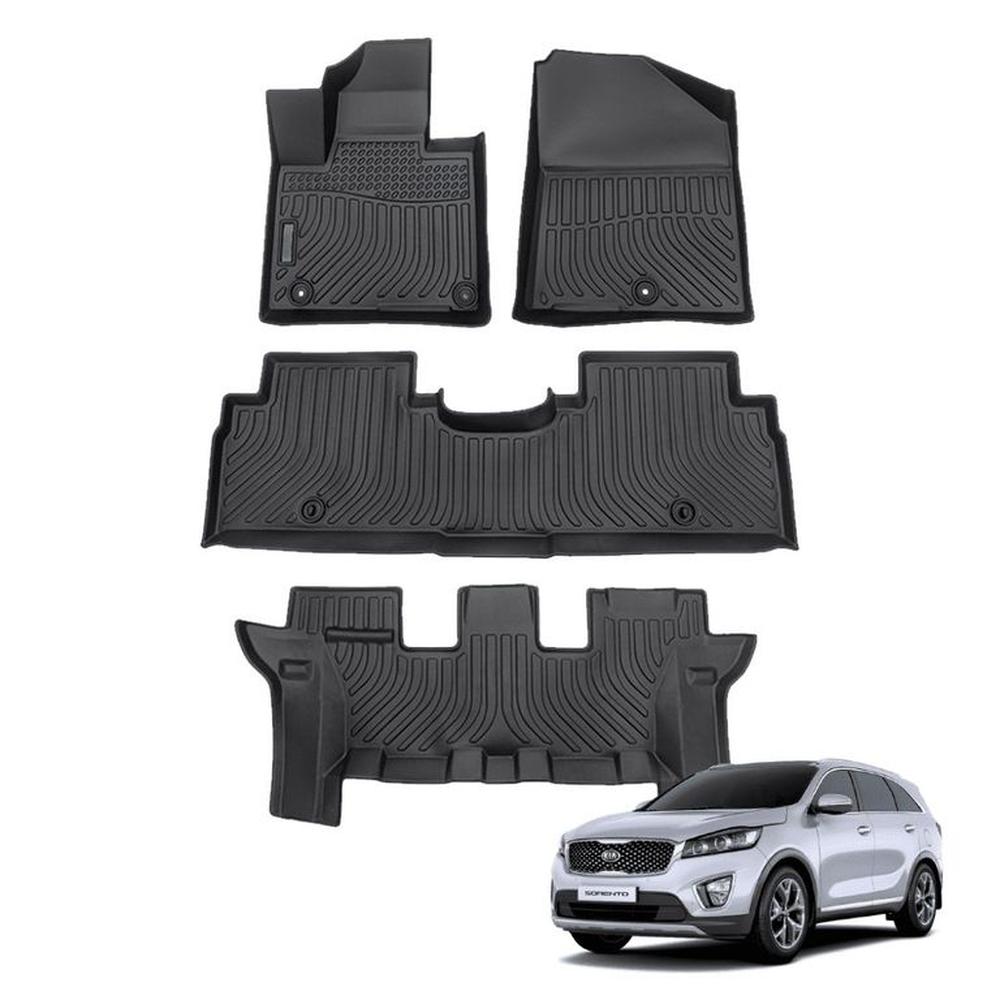 PROTECTOR CUBRE PISO 5D TPE KIA SORENTO 3 FILAS 2016-2021 PROTECTOR CUBRE PISO 5D TPE KIA SORENTO 3 FILAS 2016-2021
