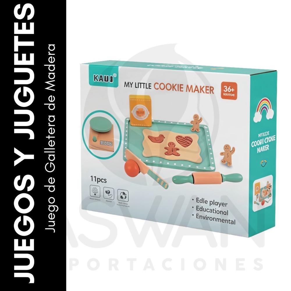 Juego de Galletera de Madera Juego de Galletera de Madera