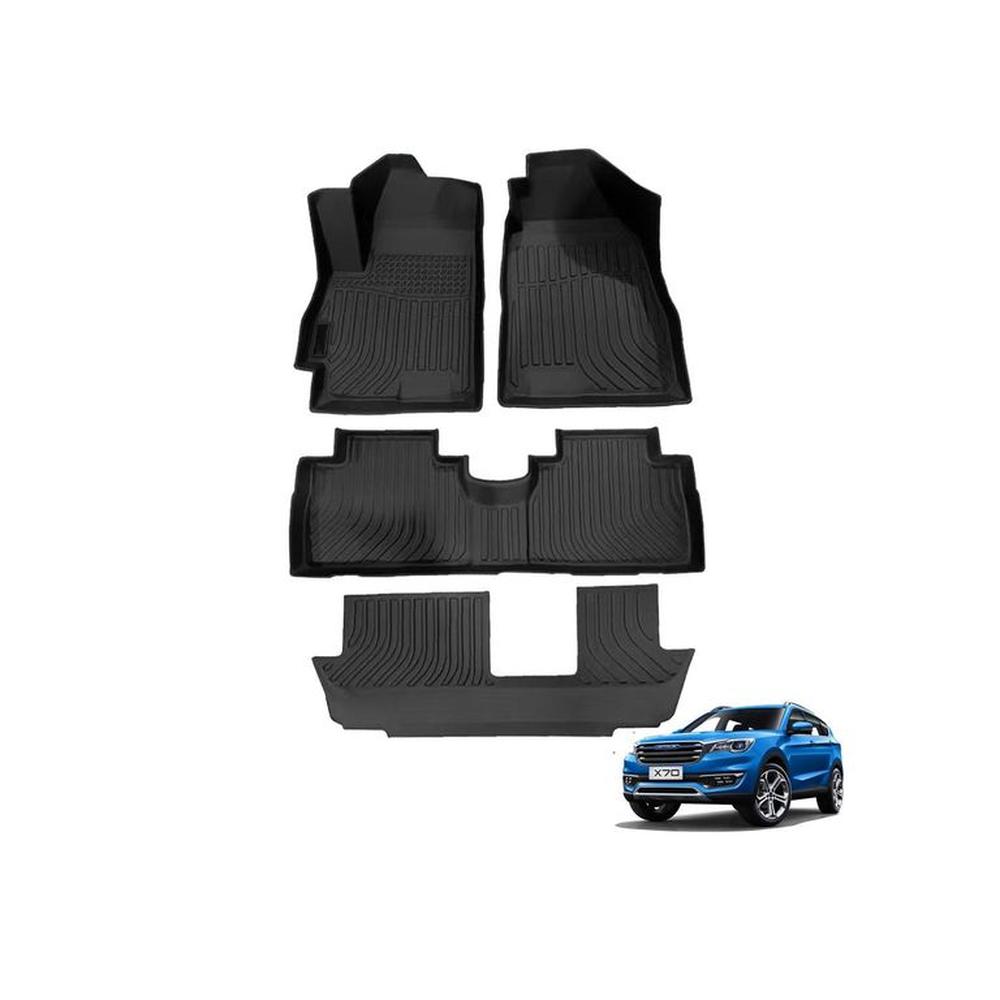 PROTECTOR CUBRE PISO 5D TPE JETOUR X70 3 FILAS 2020-2024