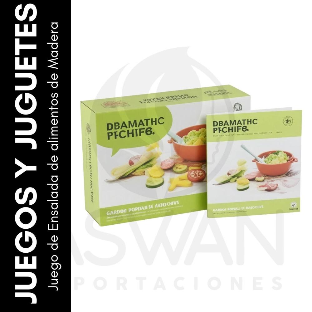 Juego de Ensalada de alimentos de Madera Juego de Ensalada de alimentos de Madera