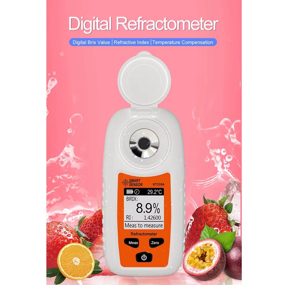 Refractómetro Digital ATC 0-35 Brix - SMART SENSOR ST335A | Oechsle ...