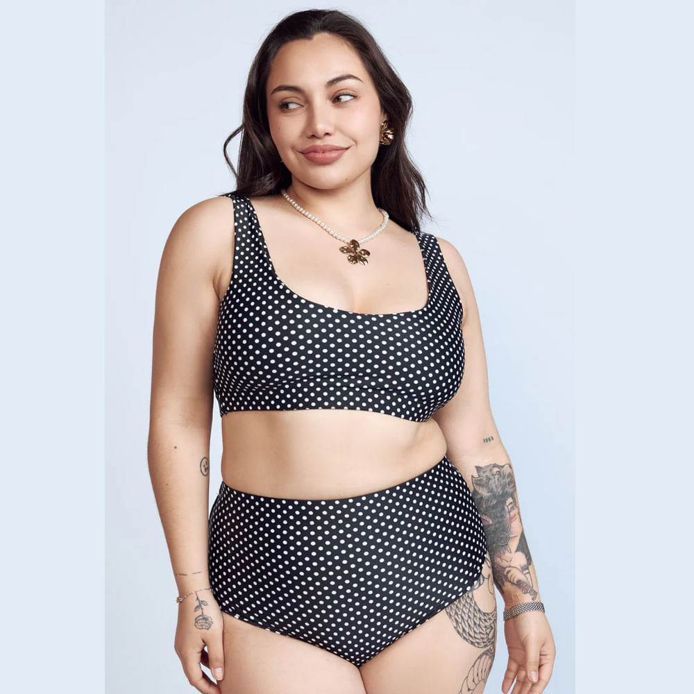 Ropa de Baño Malibu con Lunares