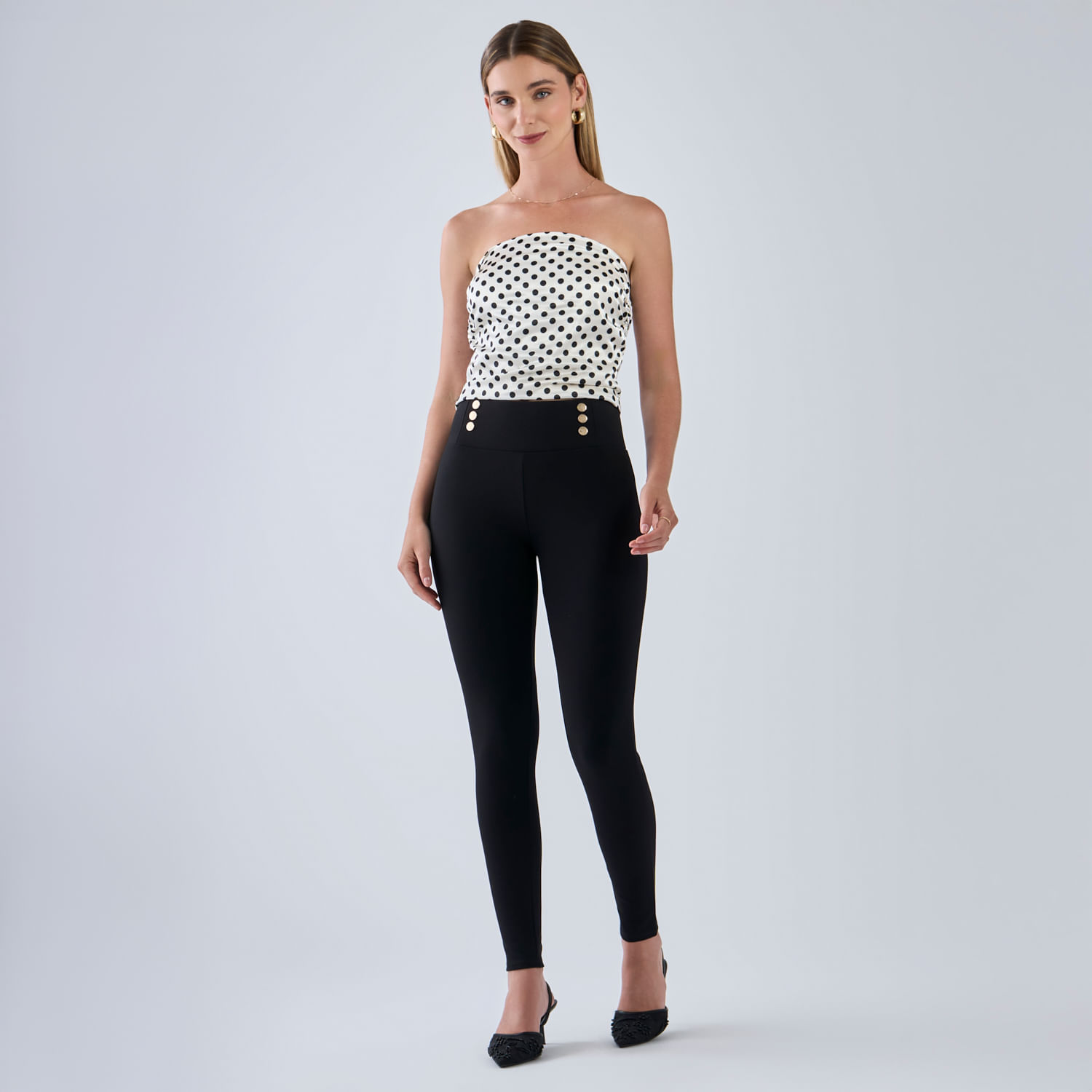 Leggin Mujer Malabar Gold Boton