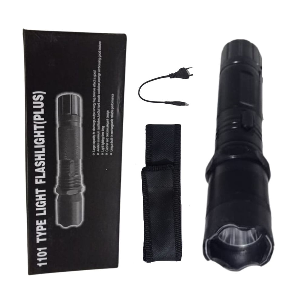 Linterna de Mano de Alta Potencia con Electro Shock y Seguro