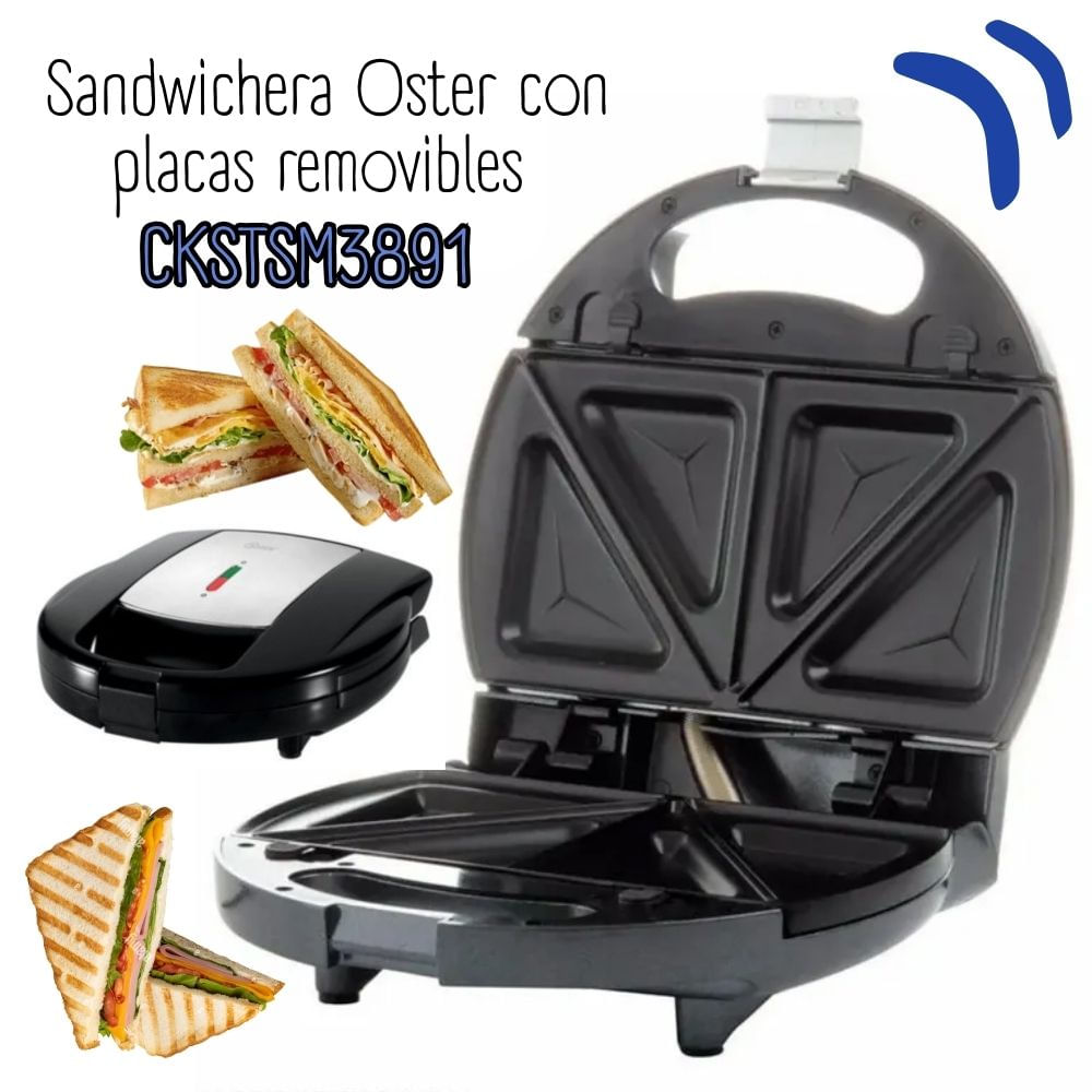 SANDWICHERA OSTER CON PLACAS REMOVIBLES CKSTSM3891-053