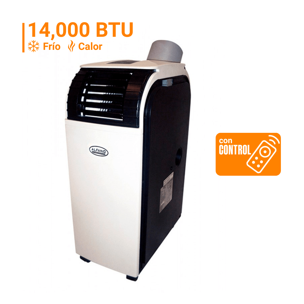 Aire Acondicionado Portátil 14000 BTU Alfano PC-40AMB R410A Blanco Aire Acondicionado Portátil 14000 BTU Alfano PC-40AMB R410A Blanco