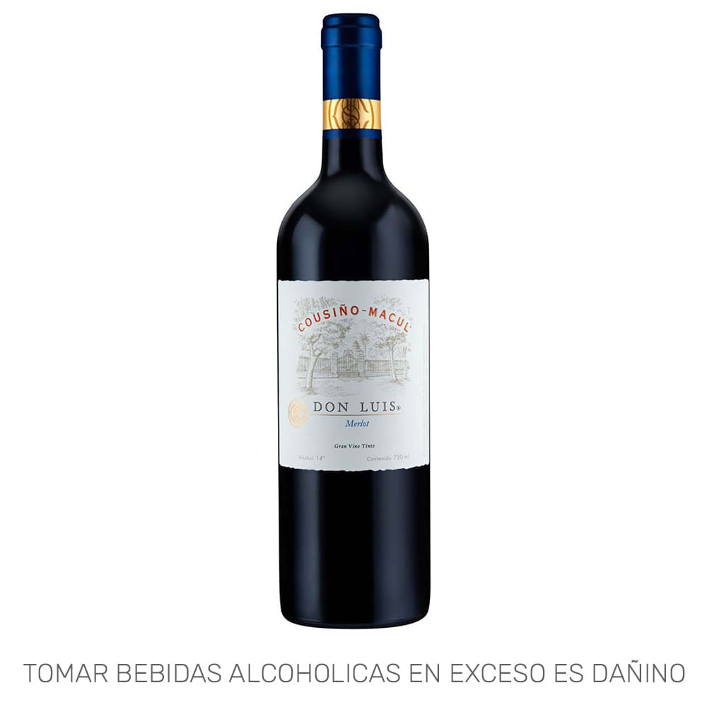 Vino Tinto COUSIÑO MACUL Don Luis Merlot Botella 750ml