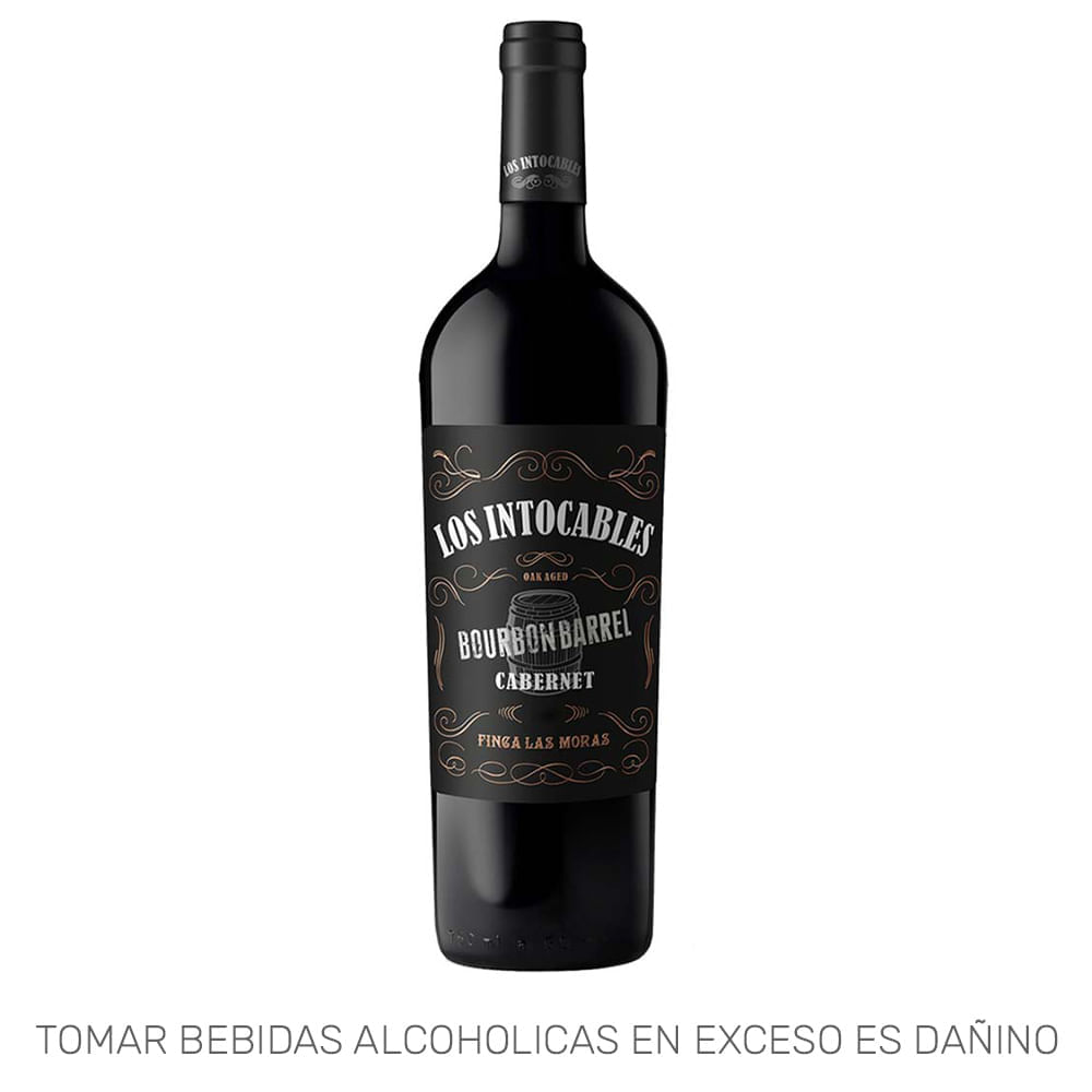 Vino Tinto LOS INTOCABLES Cabernet Botella 750ml
