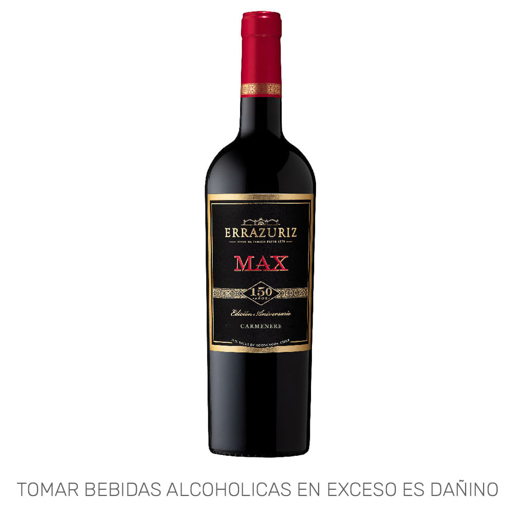 Vino Tinto ERRAZURIZ Max Reserva Carmenere Botella 750ml Vino Tinto ERRAZURIZ Max Reserva Carmenere Botella 750ml