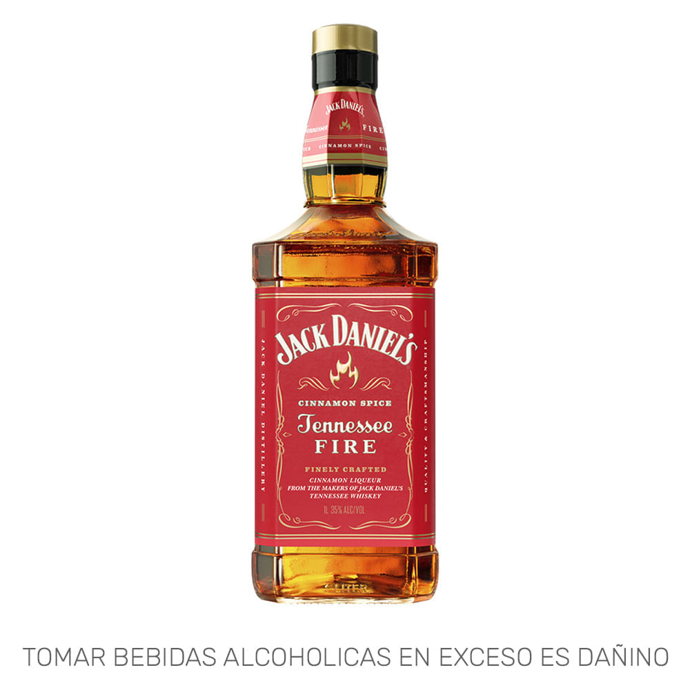 Whisky JACK DANIEL'S Tennessee Fire Botella 1L