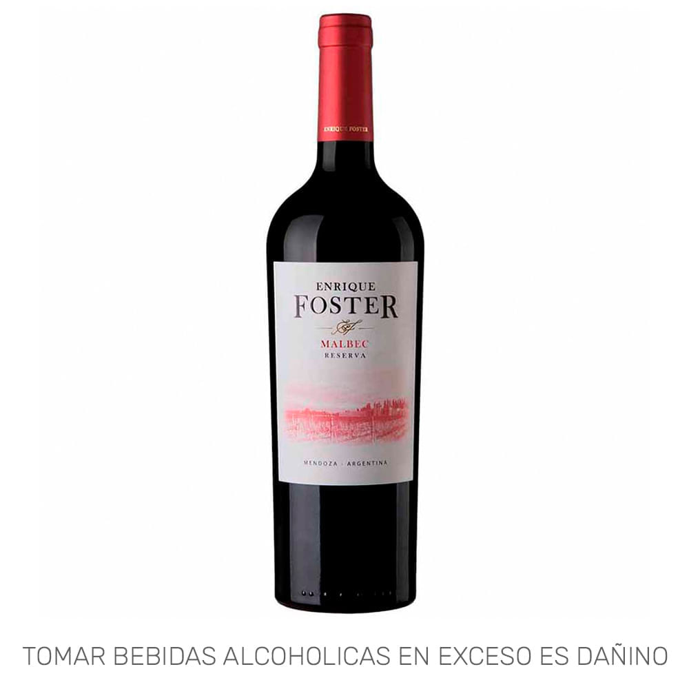 Vino Tinto ENRIQUE FOSTER Reserva Malbec Botella 750ml