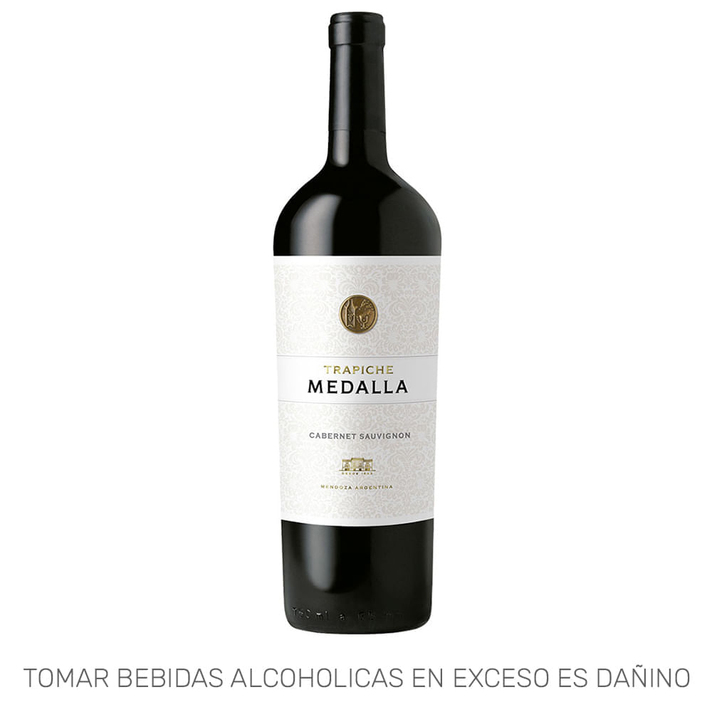 Vino Tinto TRAPICHE Medalla Cabernet Sauvignon Botella 750ml