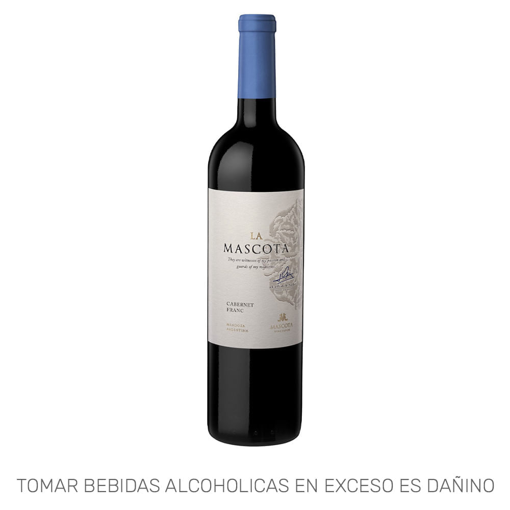 Vino Tinto LA MASCOTA Cabernet Franc Botella 750ml Vino Tinto LA MASCOTA Cabernet Franc Botella 750ml