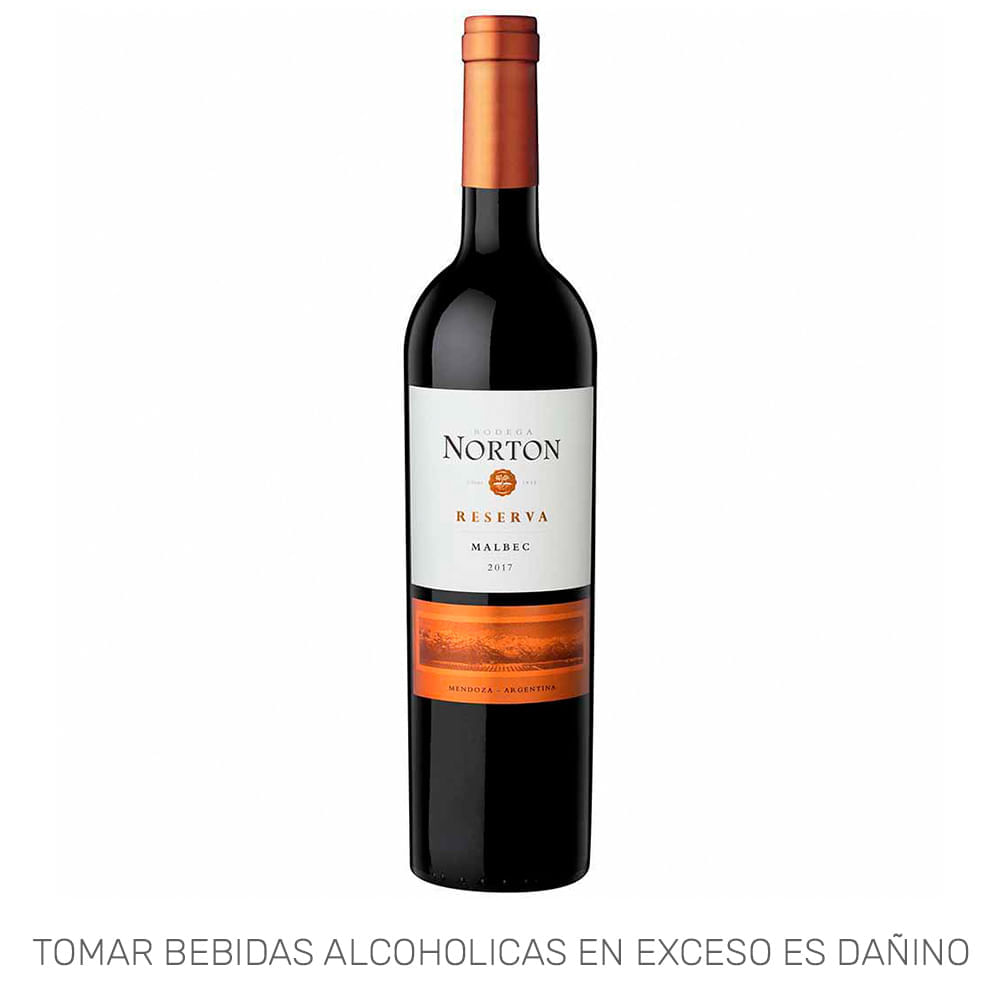 Vino Tinto NORTON Reserva Malbec Botella 750ml