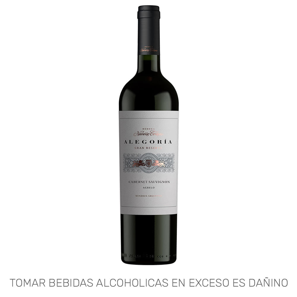 Vino Tinto NAVARRO CORREAS Alegoría Cabernet Sauvignon Botella 750ml Vino Tinto NAVARRO CORREAS Alegoría Cabernet Sauvignon Botella 750ml