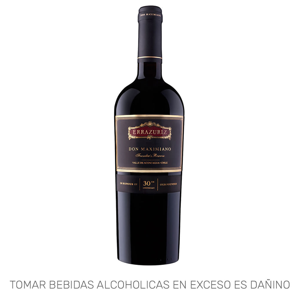 Vino Tinto ERRAZURIZ Don Maximiano Reserva Botella 750ml