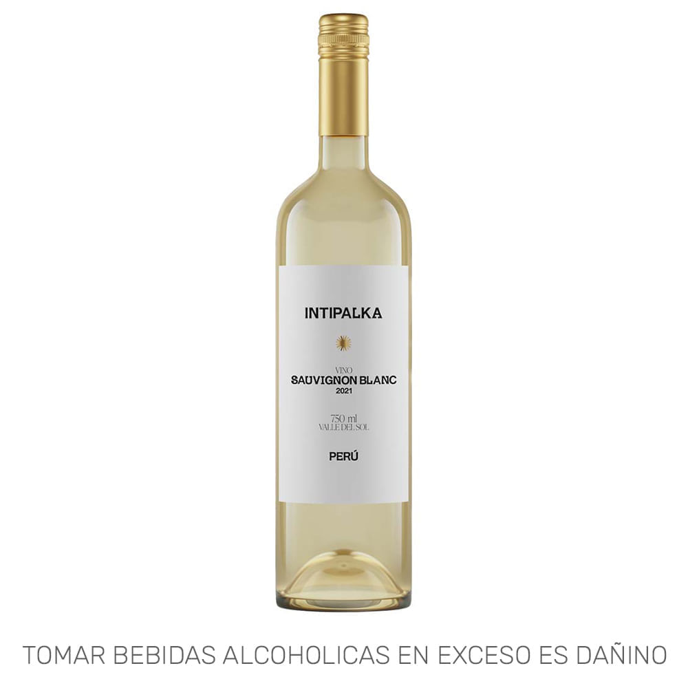 Vino Blanco INTIPALKA Sauvignon Blanc Botella 750ml