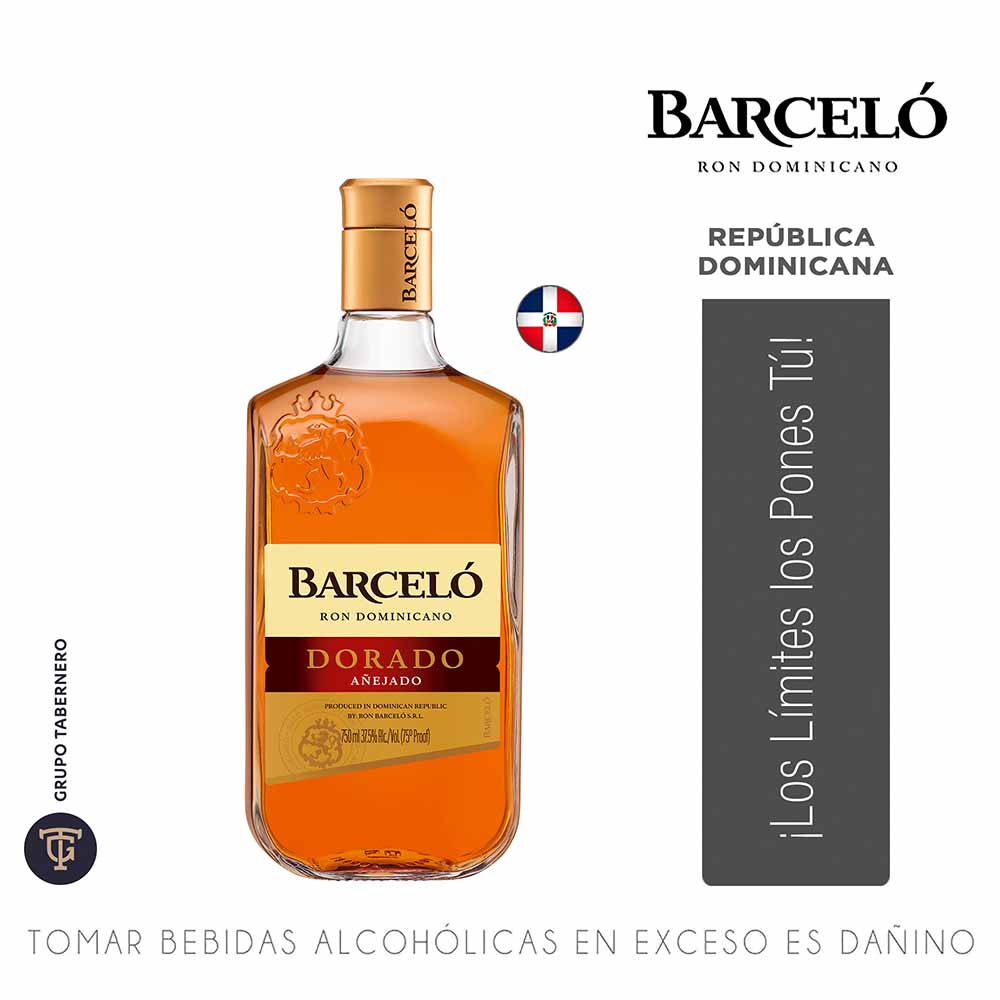 Ron BARCELÓ Dorado Botella 750ml Ron BARCELÓ Dorado Botella 750ml