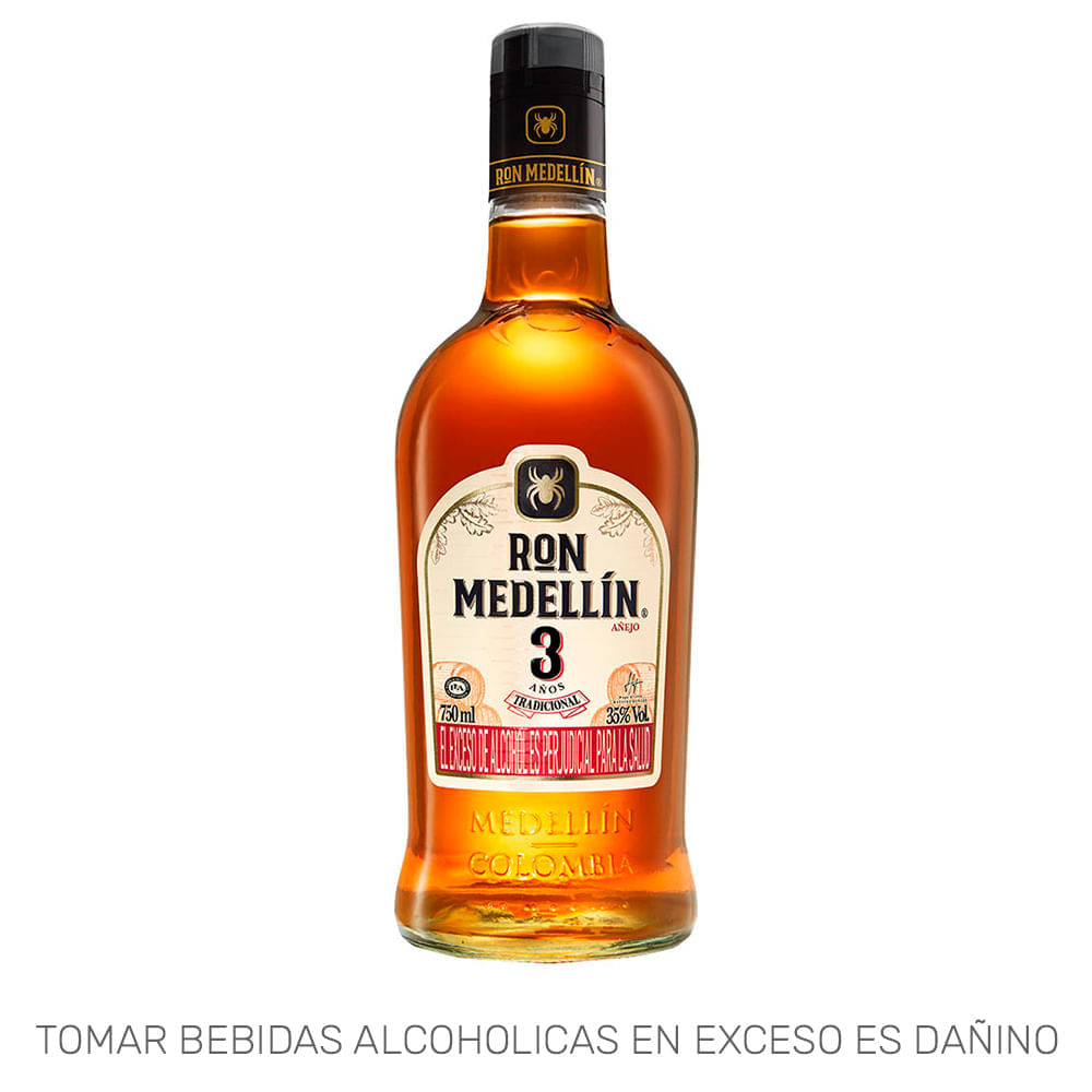 Ron MEDELLÍN 3 Años Botella 750ml