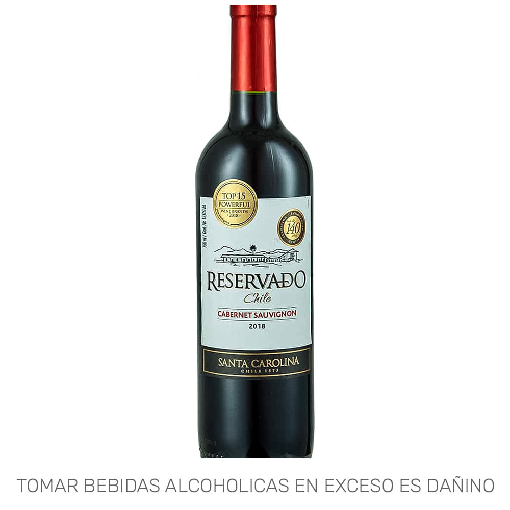 Vino Tinto SANTA CAROLINA Cabernet Sauvignon Reserva de Familia Botella 750ml