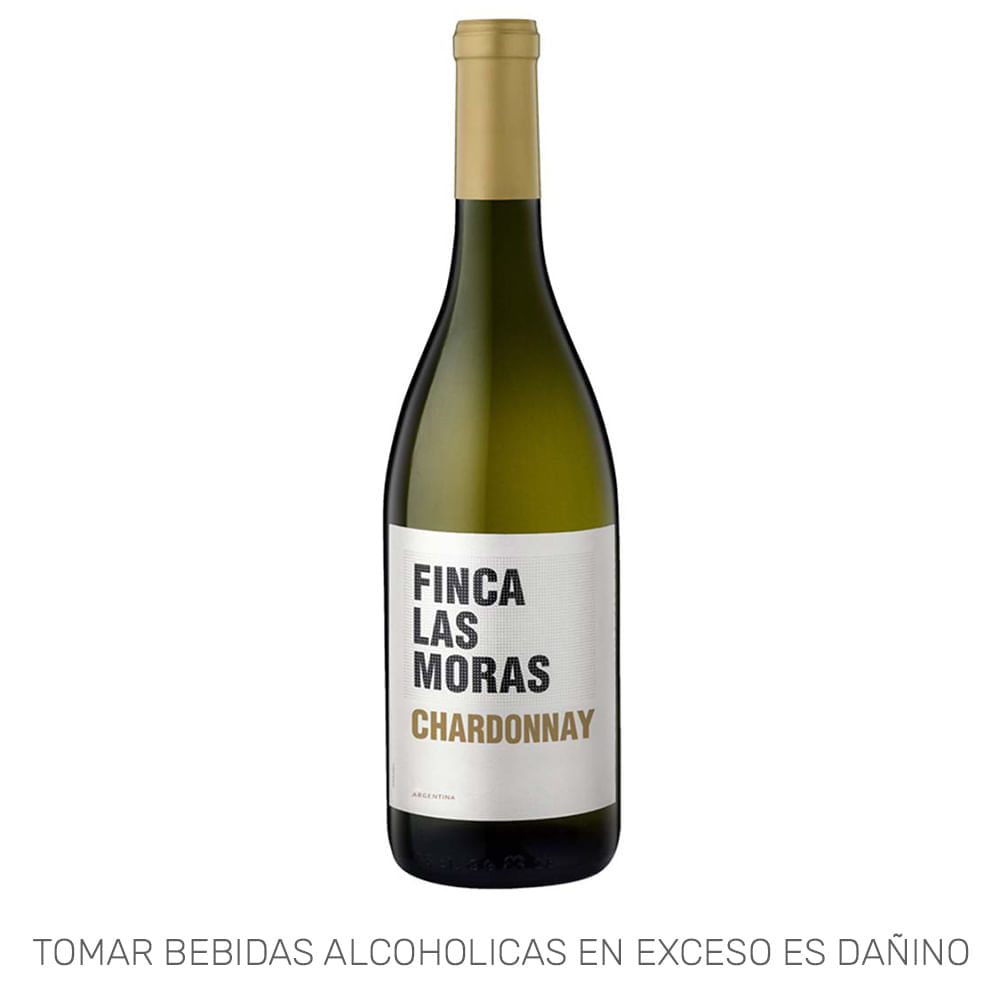 Vino Blanco Finca LAS MORAS Chardonnay Botella 750ml