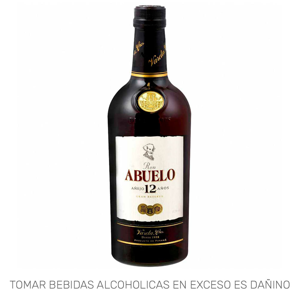 Ron ABUELO Añejo 12 Años Botella 750ml