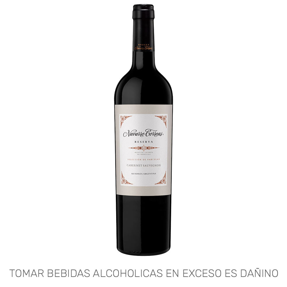 Vino Tinto NAVARRO CORREAS Selección Parcelas Cabernet Sauvignon Botella 750ml