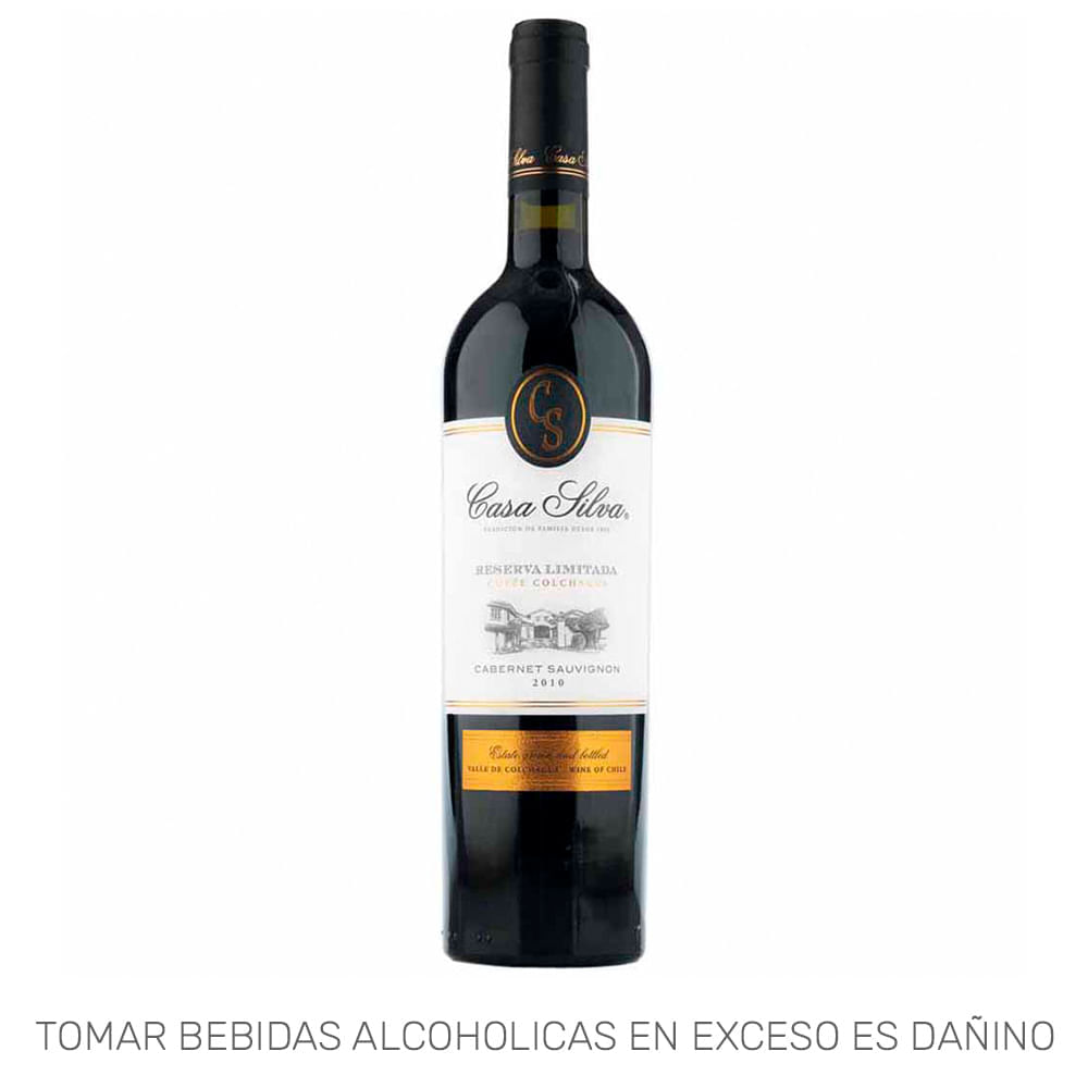 Vino Tinto CASA SILVA Reserva Limitada Cabernet Sauvignon Botella 750ml