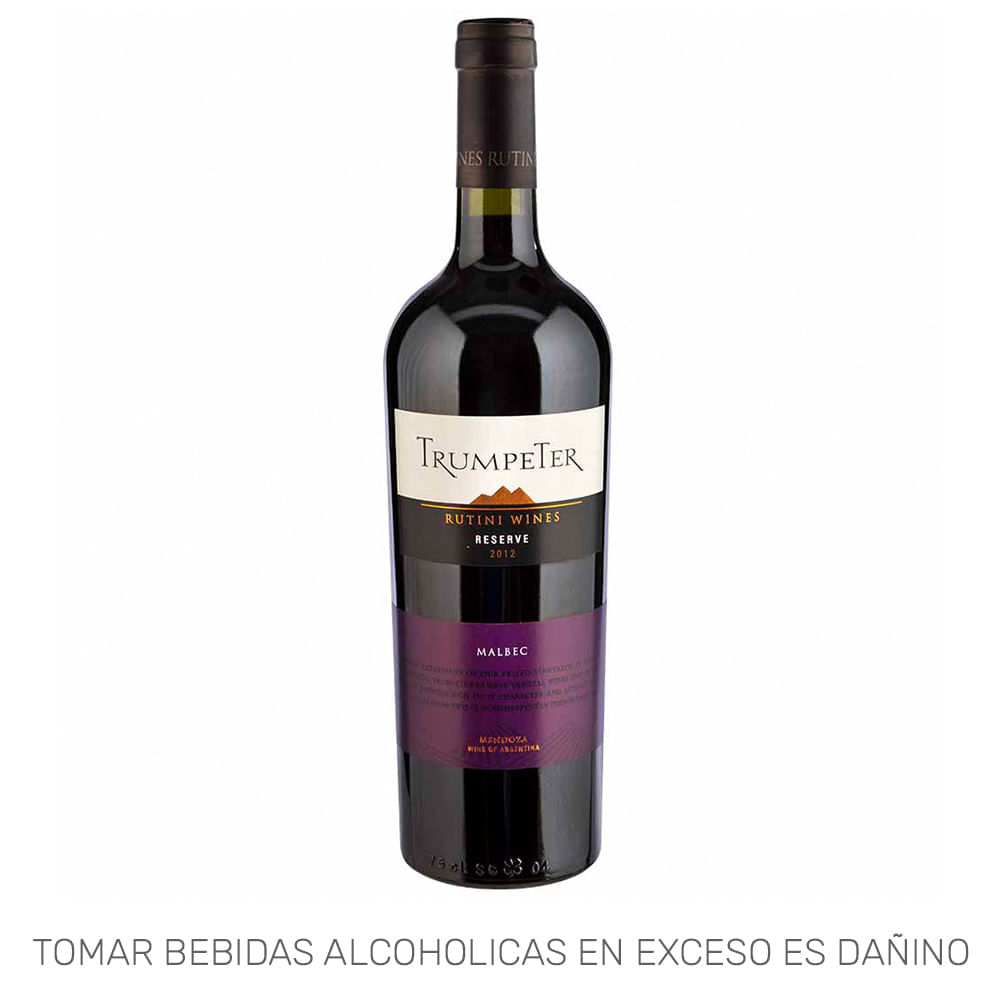Vino Tinto TRUMPETER Reserve Malbec Botella 750ml