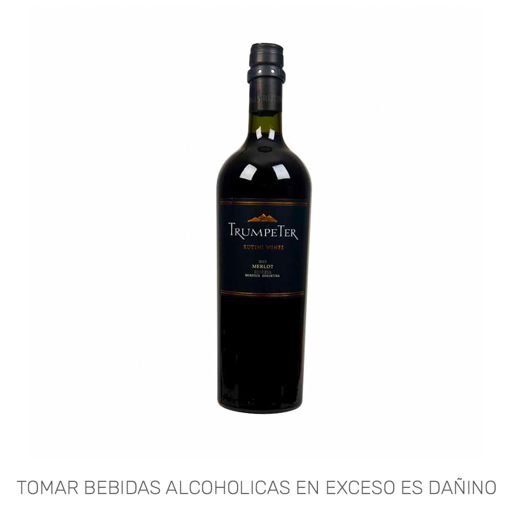 Vino Tinto TRUMPETER Clásico Merlot Botella 750ml