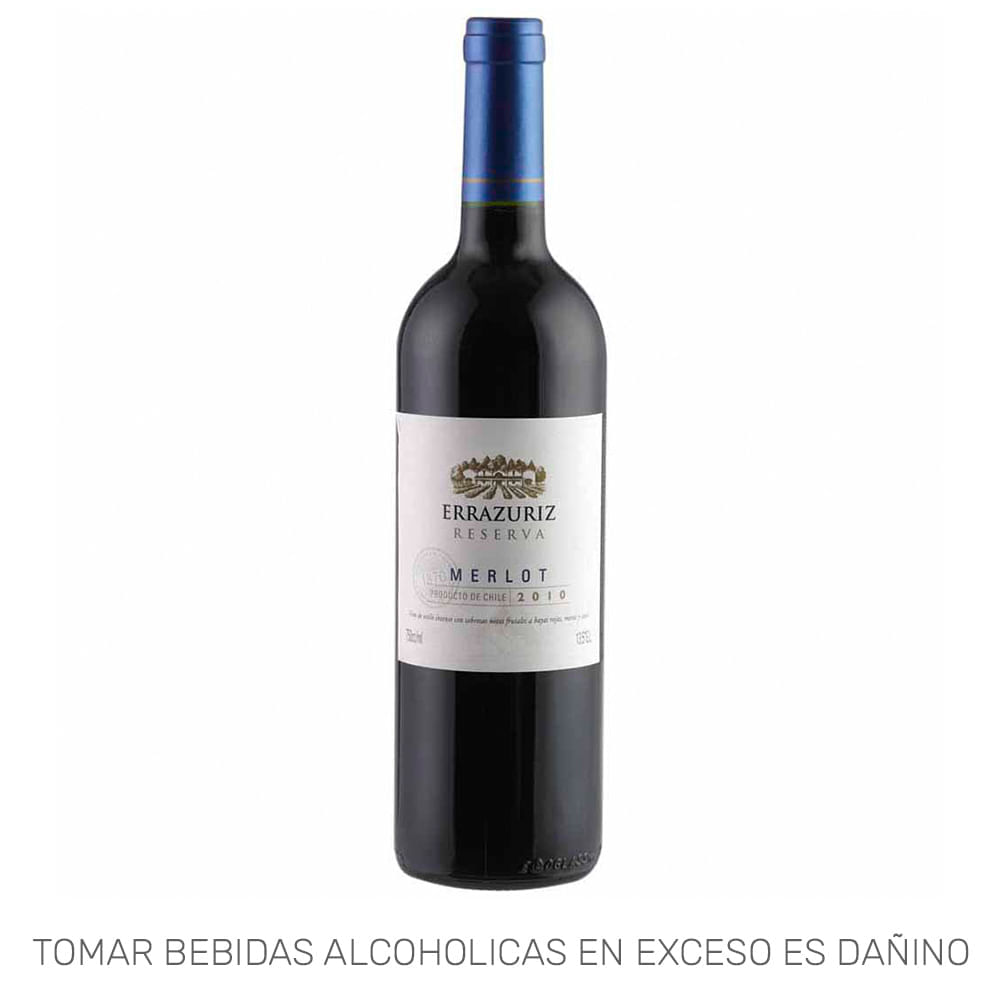 Vino Tinto ERRAZURIZ Estate Series Merlot Reserva Botella 750ml