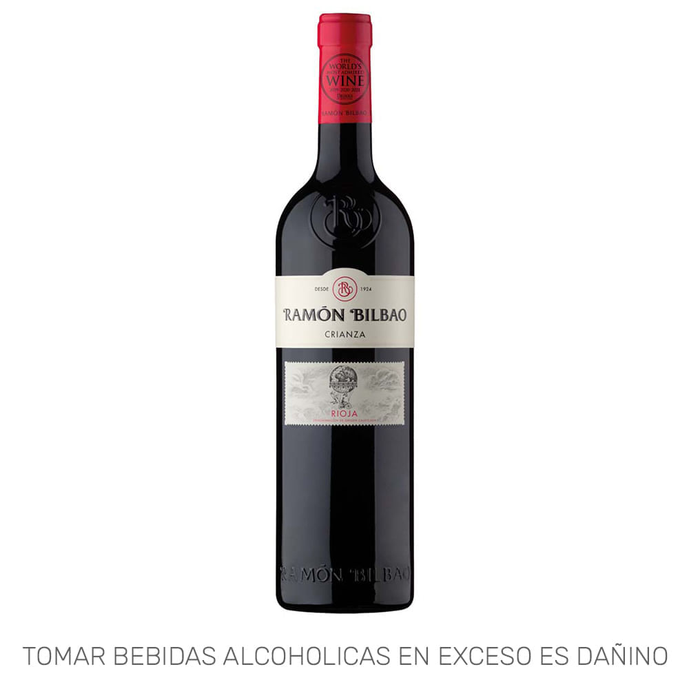 Vino Tinto RAMON BILBAO Crianza Botella 750ml
