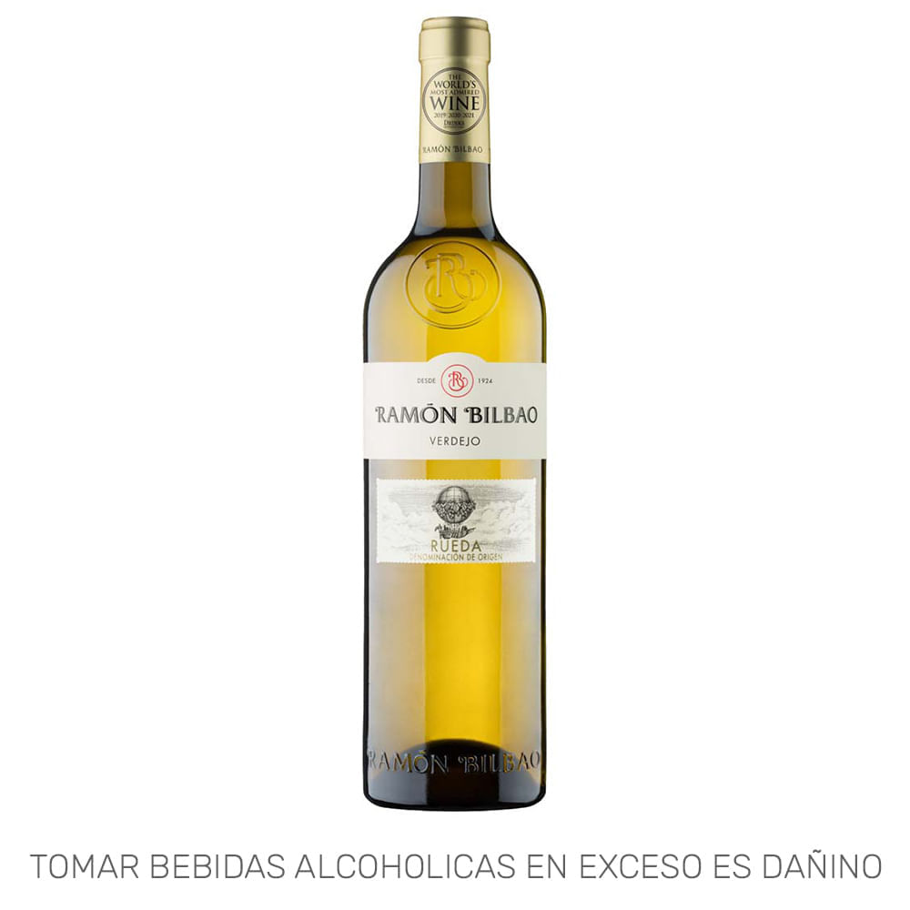 Vino Blanco RAMON BILBAO Rueda Verdejo Botella 750ml