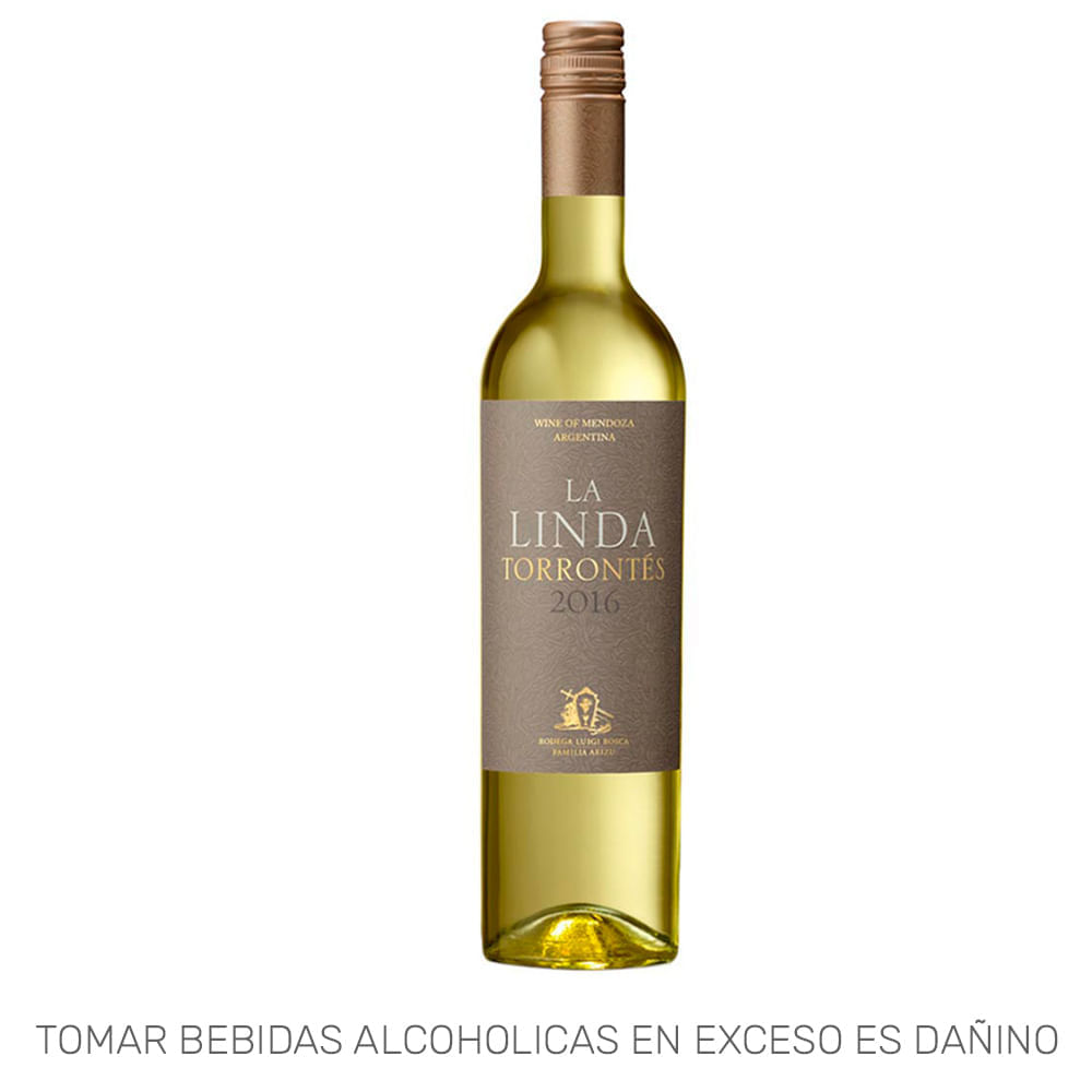 Vino Blanco LA LINDA Torrontés Botella 750ml