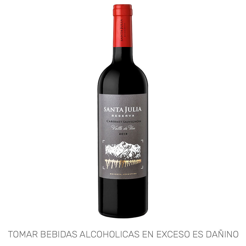 Vino Tinto SANTA JULIA Reserva Cabernet Sauvignon Botella 750ml