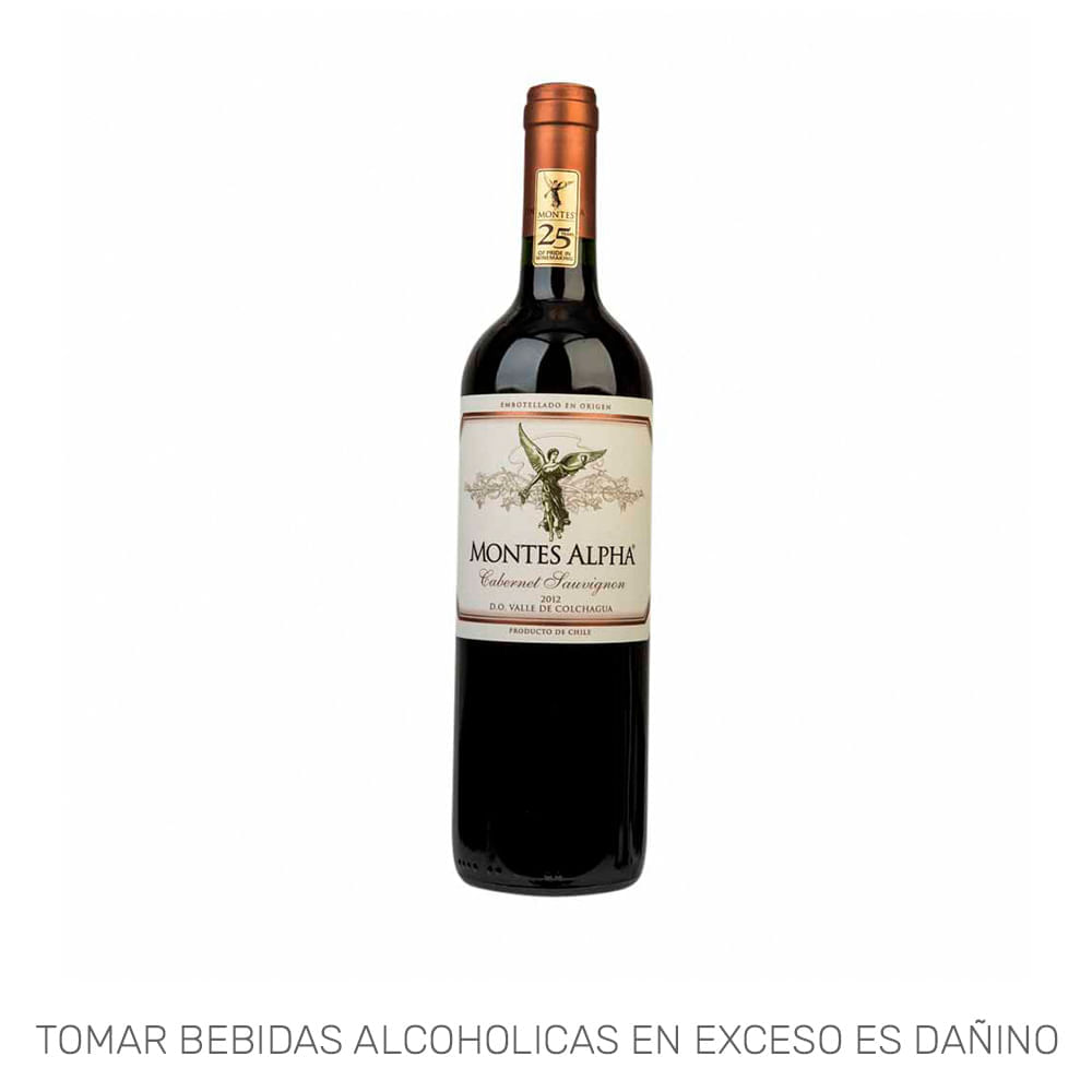 Vino Tinto MONTES ALPHA M Botella 750ml