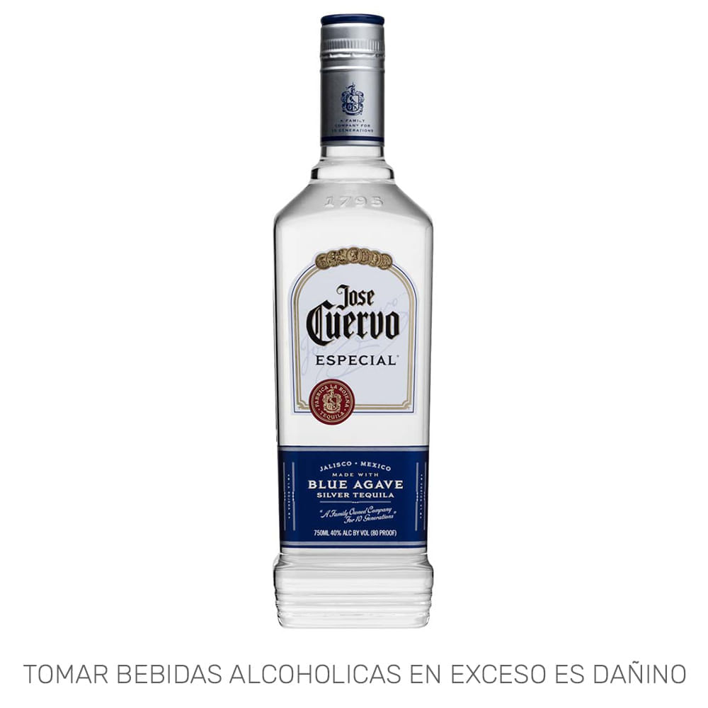Tequila JOSÉ CUERVO Especial Silver Botella 750ml