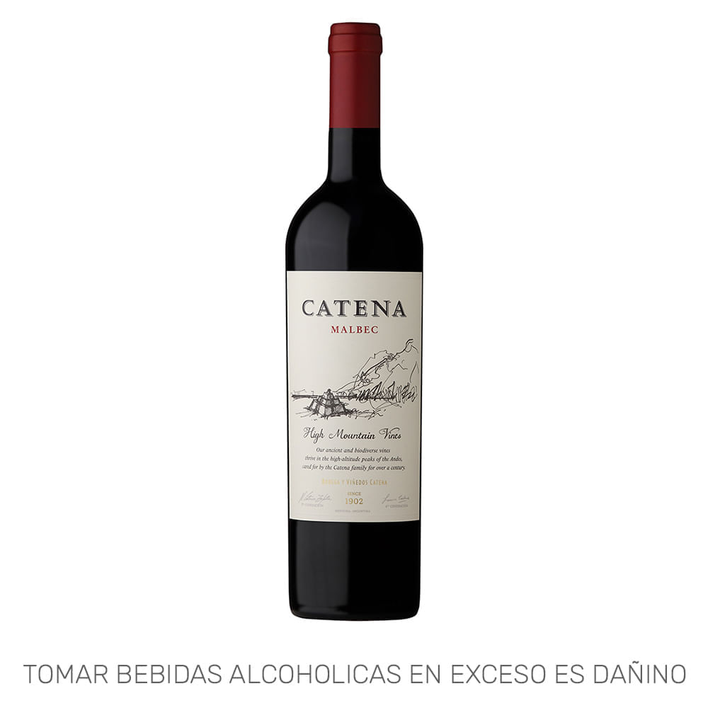 Vino Tinto CATENA Malbec Botella 750ml Vino Tinto CATENA Malbec Botella 750ml