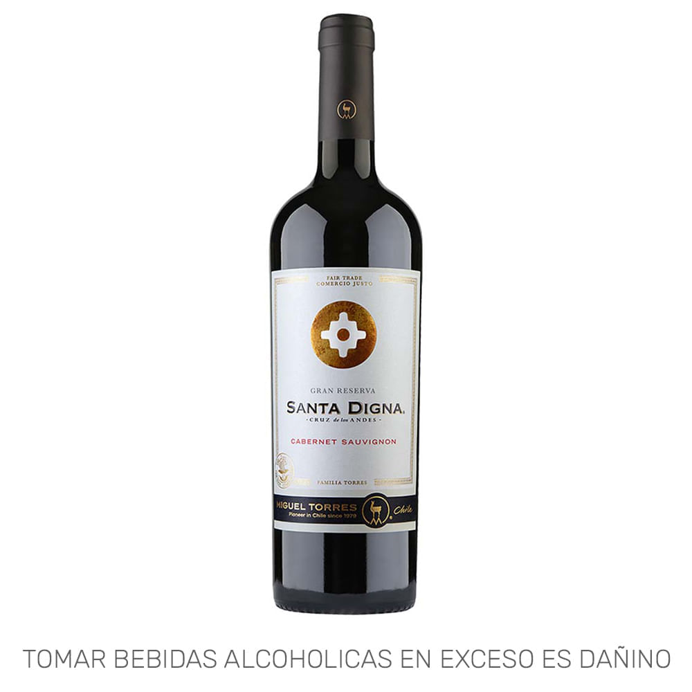 Vino Tinto MIGUEL TORRES Santa Digna Reserva Cabernet Sauvignon Botella 750ml