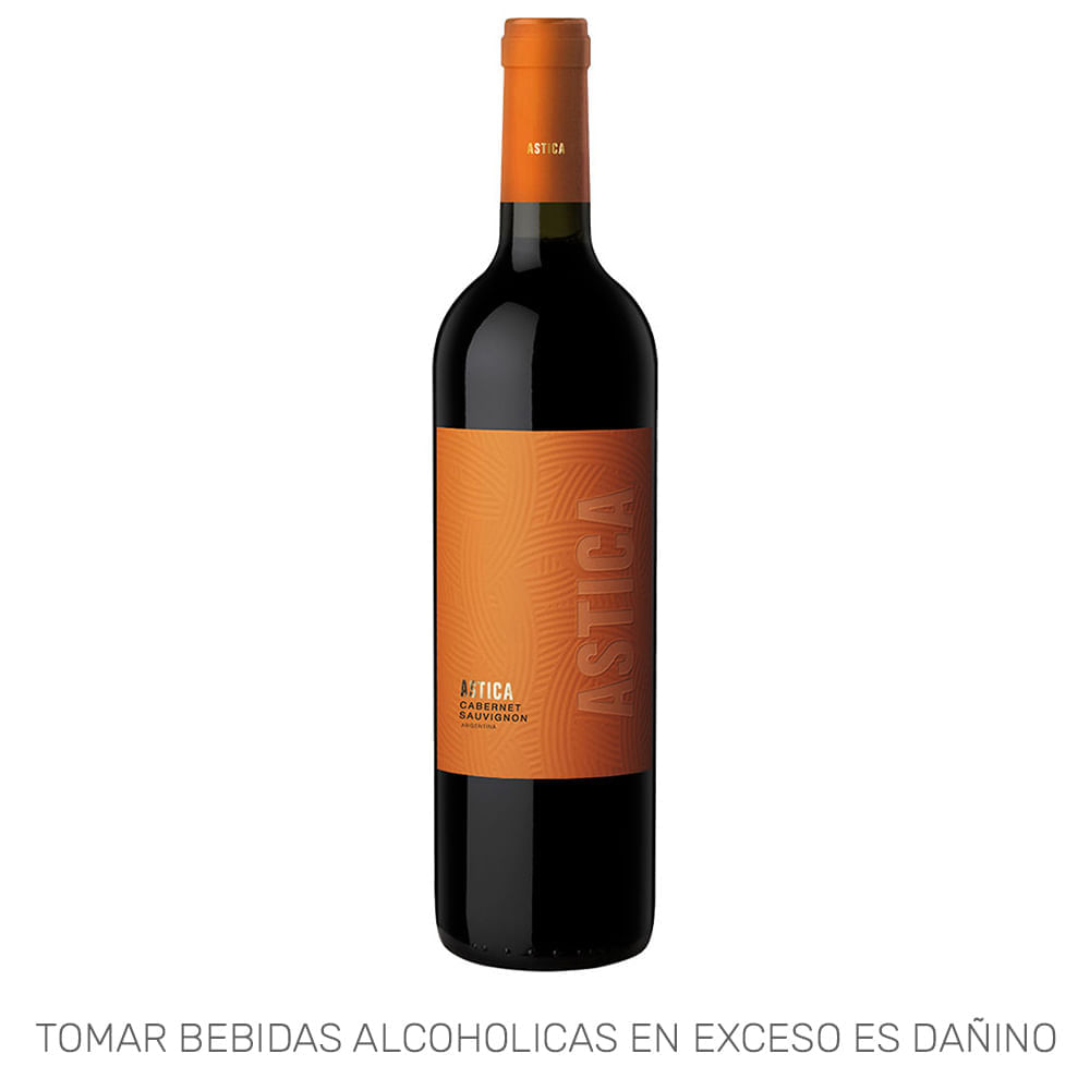 Vino Tinto ASTICA Cabernet Sauvignon Botella 750ml