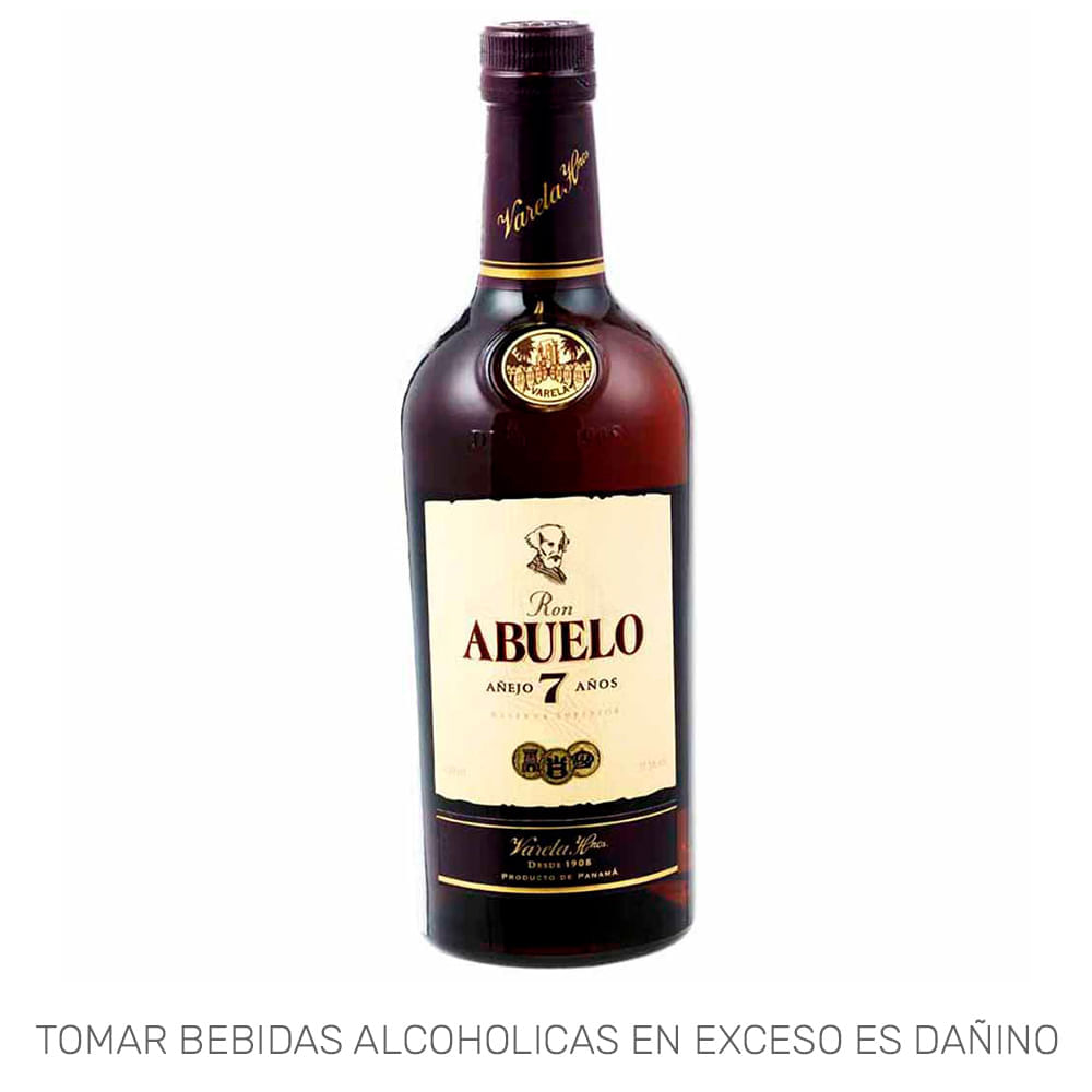 Ron ABUELO Añejo 7 Años Botella 750ml Ron ABUELO Añejo 7 Años Botella 750ml