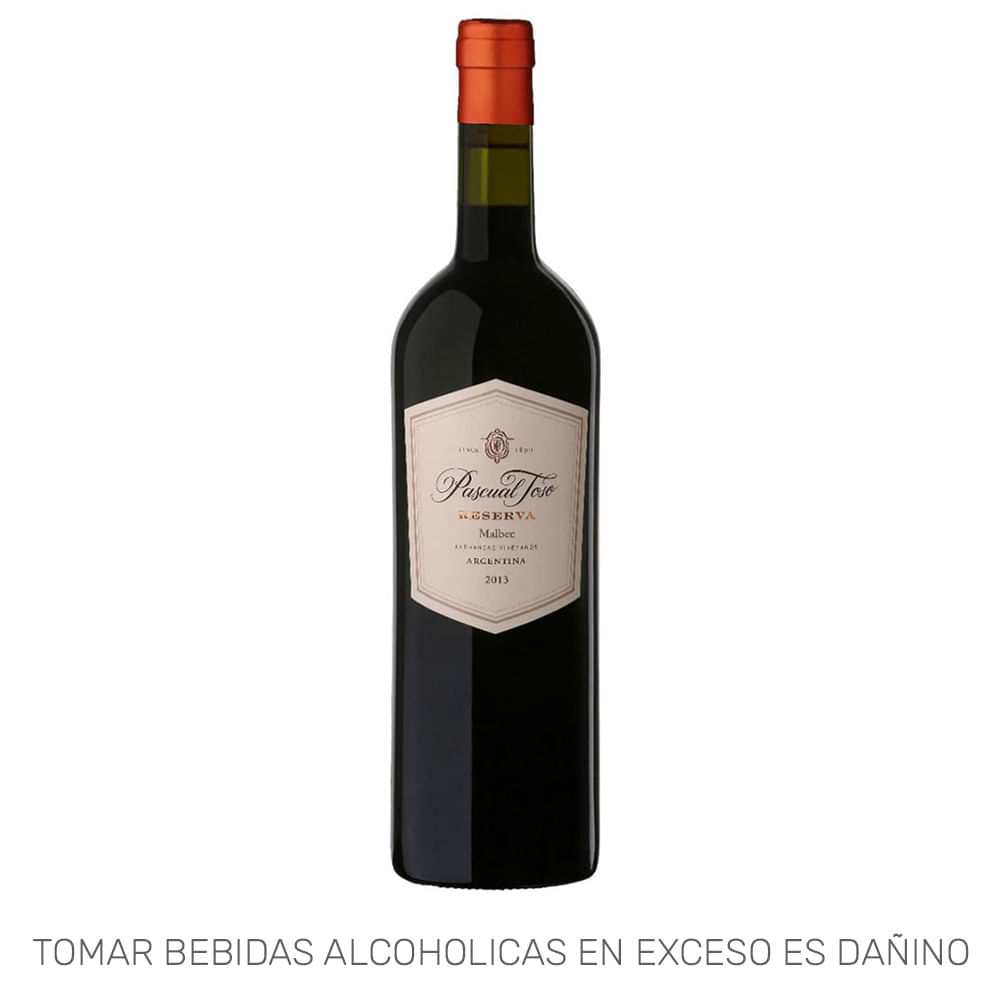 Vino Tinto PASCUAL TOSO Reserva Malbec Botella 750ml