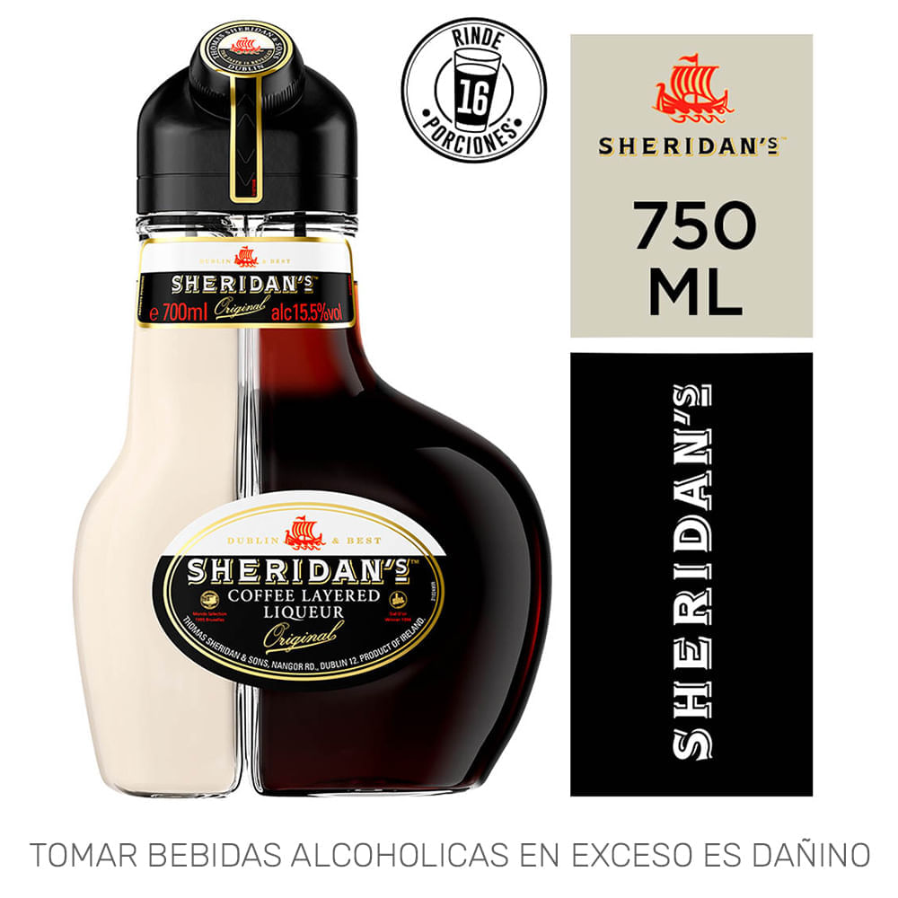 Licor de Crema SHERIDAN'S Botella 750ml