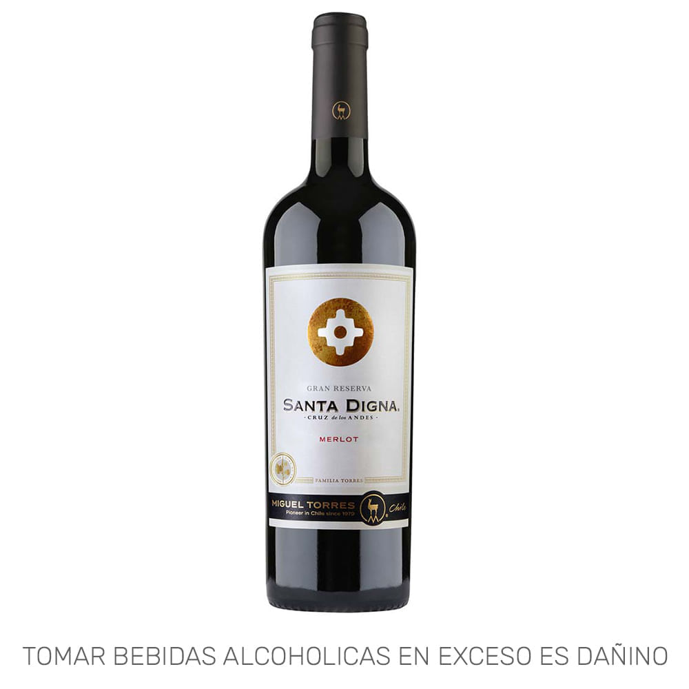 Vino Tinto MIGUEL TORRES Santa Digna Reserva Merlot Botella 750ml