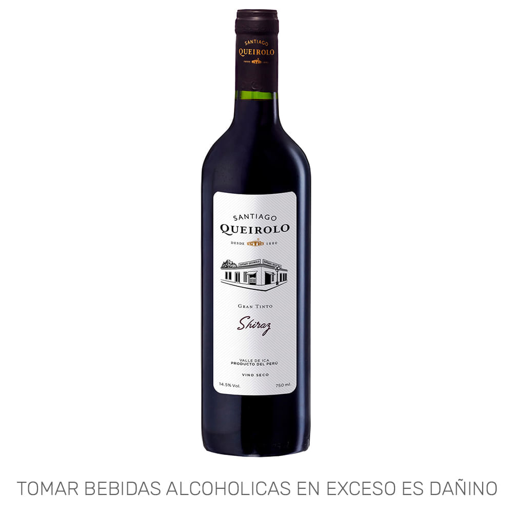 Vino Tinto SANTIAGO QUEIROLO Gran Tinto Shiraz Botella 750ml