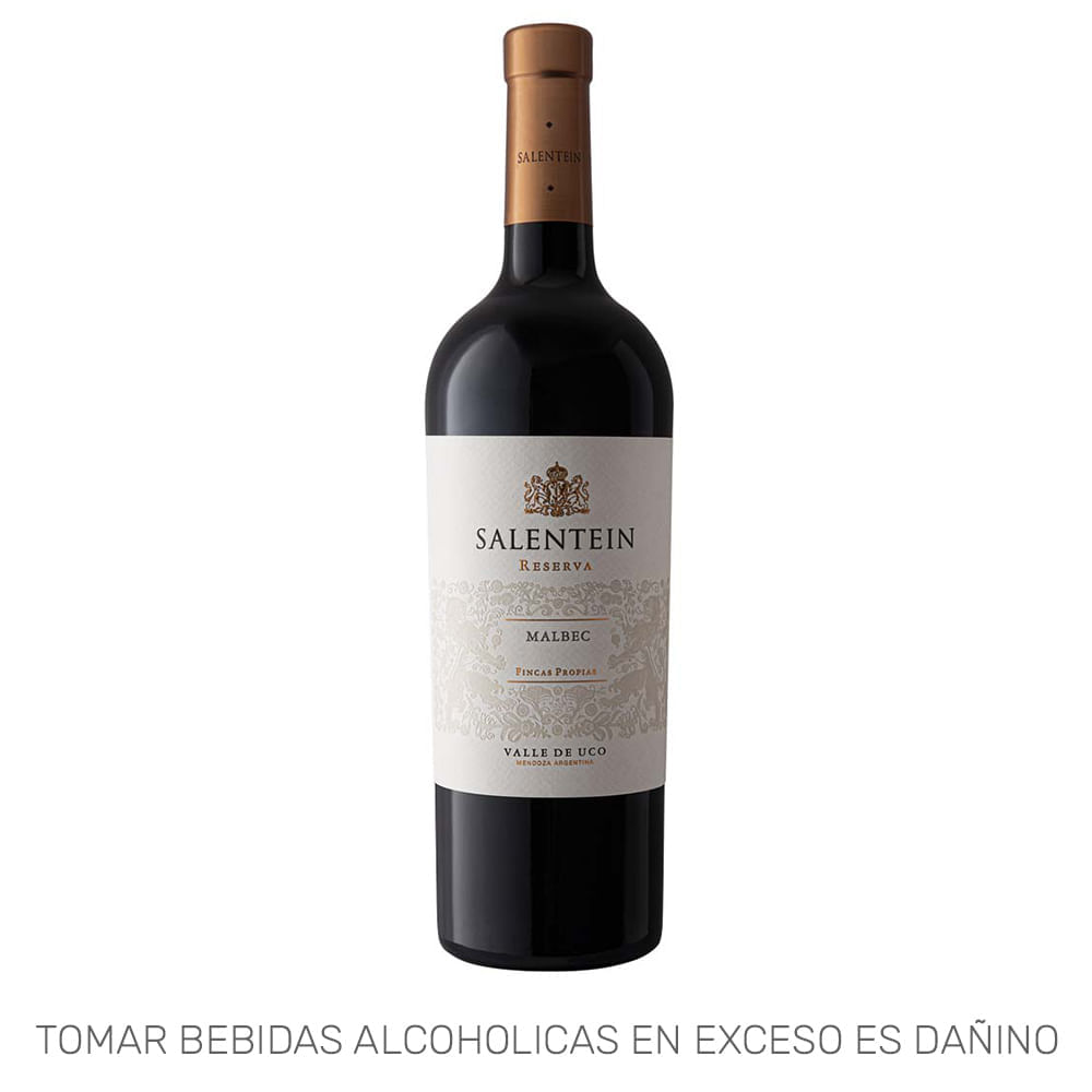 Vino Tinto SALENTEIN Reserva Malbec Botella 750ml