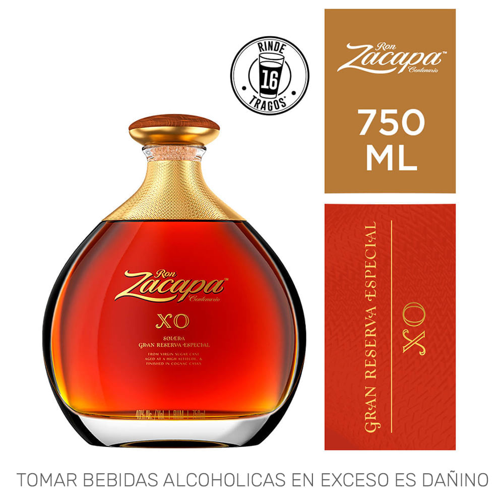Ron ZACAPA XO Botella 750ml Ron ZACAPA XO Botella 750ml